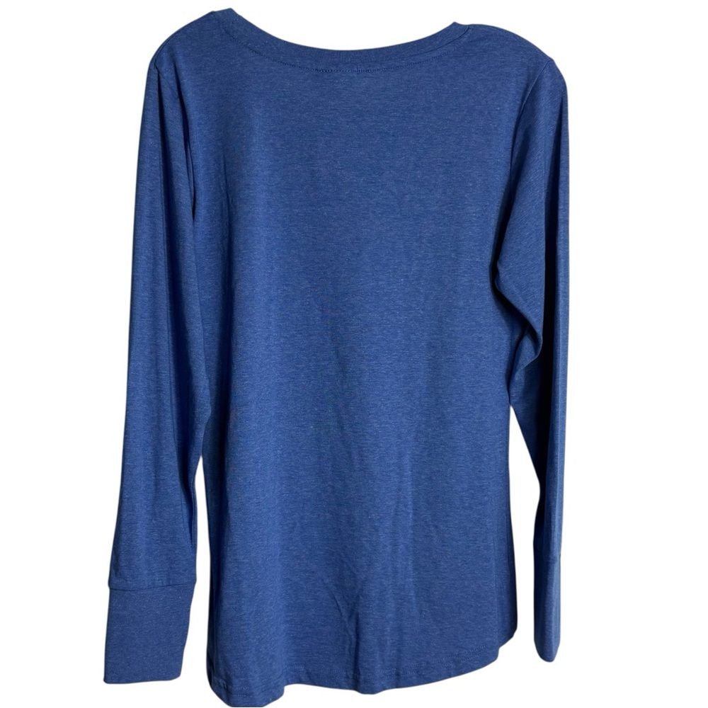 HARLEY-DAVIDSON Blue Long Sleeve Tee Size Medium -- SUPER SOFT!!! - Picture 5 of 13